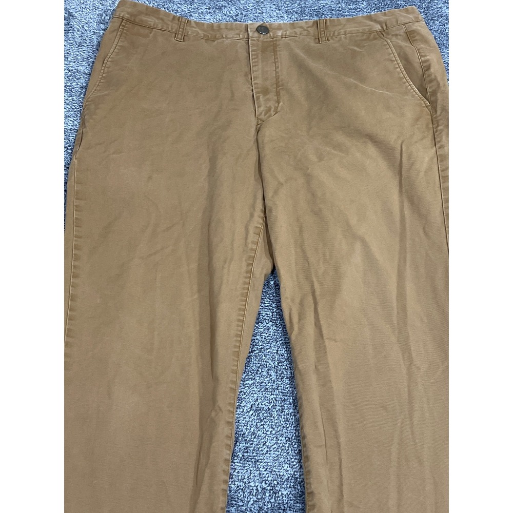 Bonobos Mens Brown Stretch Cotton Chino Pants Straight Leg 38x36